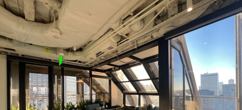 A commercial space