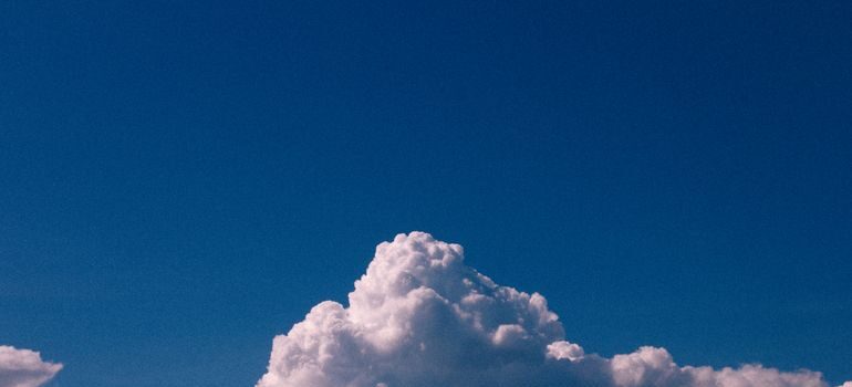 Clouds and blue sky