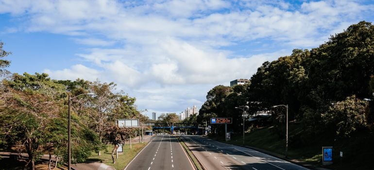 An empty road