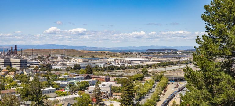 A scenic view of Castro Valley